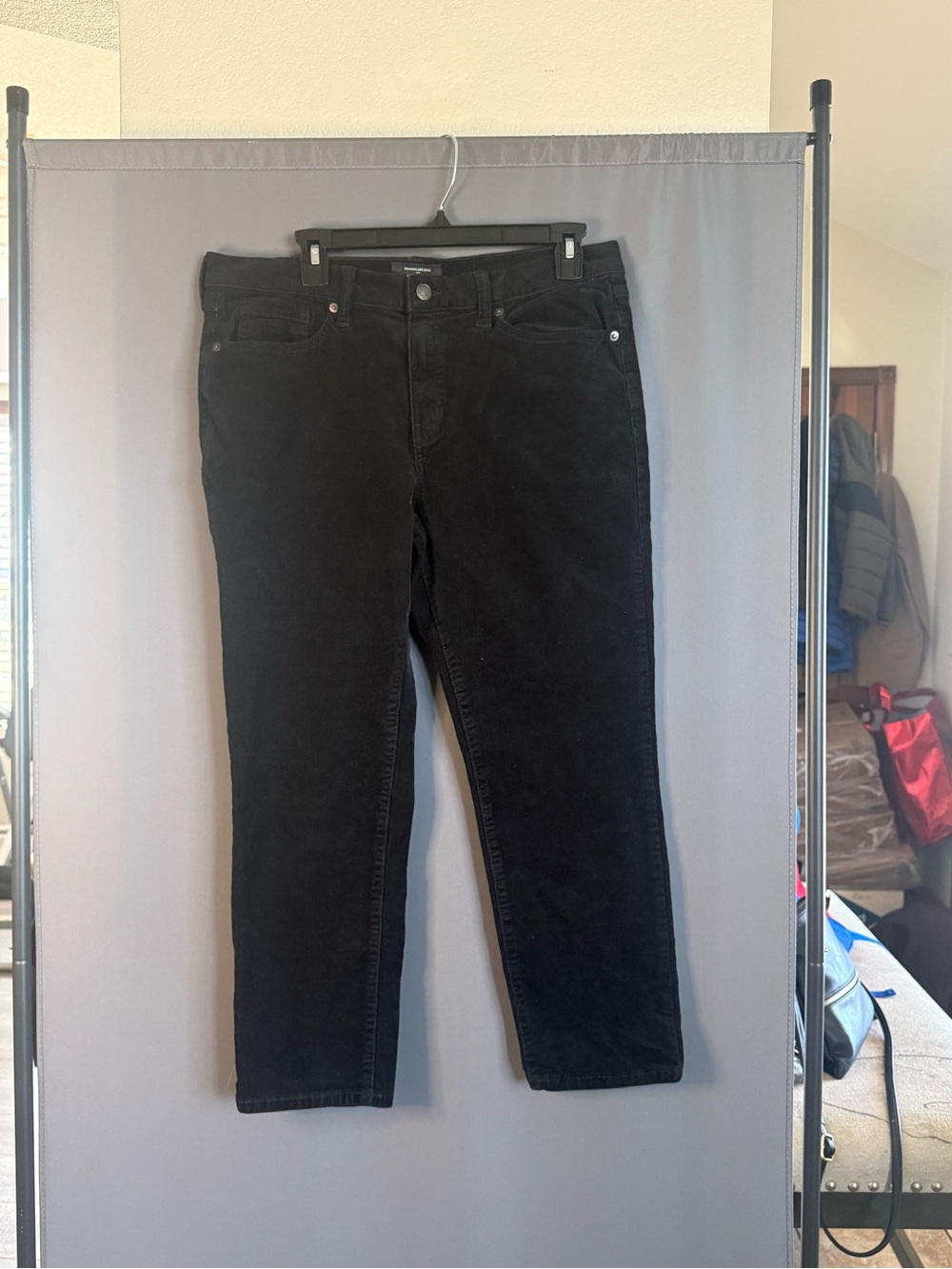 Banana Republic Black Straight-Leg Jeans